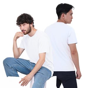 High Quality 100% Cotton Oversized Plus Size Men's T-Shirt with Custom Logo Digital Printing Knitted 280GSM Breathable - Product Image 4