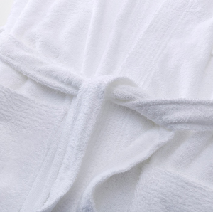 Pleine Longueur Col Châle 100% coton velours/gaufre/<span class=keywords><strong>éponge</strong></span> Peignoirs - Product Image 6