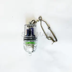 Water activated Deep Drop Fish Attracting light with stainless steel Clip for Swordfish, Tilefish, Halibut, Tuna, Grouper