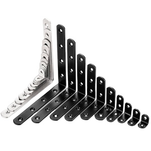 Soportes de soporte de muebles de acero/acero inoxidable personalizados al por mayor soportes de esquina de 90 grados en forma de L de Metal para muebles - Product Image 5
