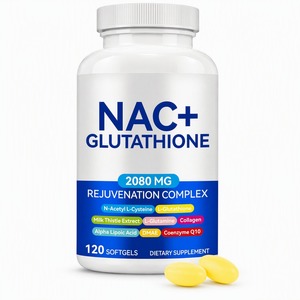 วิตามินเสริมสารต้านอนุมูลอิสระ LENM <span class=keywords><strong>NAC</strong></span> 120 แคปซูลนิ่ม รับประทาน 2 แคปซูลนิ่มต่อวัน อายุการเก็บรักษา 36 เดือน สำหรับผู้ใหญ่ - Product Image 1