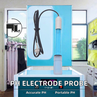 Sonde d'électrode pH YIERYI avec connecteur BNC pour contrôleur de pH d'aquarium, capteur de pH portable, précision 0,01 pH, plastique, OEM