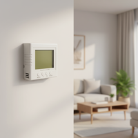 Transmetteur de température et d'humidité mural industriel RS485 Modbus Affichage numérique LCD Capteur pour système CVC