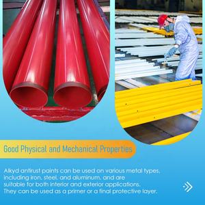 مصنعي الطلاء المعدني الصناعي ، أكسيد الحديد الرصاص الأحمر الألكيد المضاد للصدأ ، التمهيدي للمنتجات الفولاذية ، الطلاء المضاد للقبضة - Product Image 4