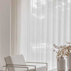 Rideaux en tulle design pour chambre et salon très hauts, cantonnières élégantes pour la décoration des fenêtres - Product Image 5