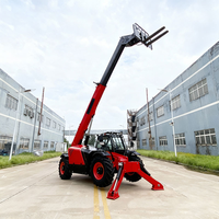 Chariot télescopique tout-terrain TR740, capacité de charge de 4 tonnes, hauteur de levage de 7 m, moteur diesel de 85 kW, pour la manutention en ferme et sur chantier