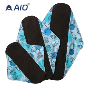 Almohadilla menstrual de tela reutilizable de bajo precio OEM, almohadilla sanitaria extraíble, lavable, venta al por mayor, almohadilla sanitaria <span class=keywords><strong>Whisper</strong></span> - Product Image 1