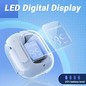 Air31 BST Wired Earbuds Stereo Bass Microphone Talk LED <b>Battery</b> Indicator JL Chipset for V5.3 - Product Image 3