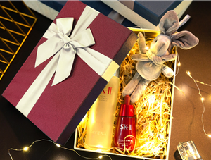 Caja de Regalo de Lujo Color Vino Tinto con Lazo de Satén, Caja de Regalo para Bodas, Cumpleaños, Camisetas y Joyería - Product Image 6