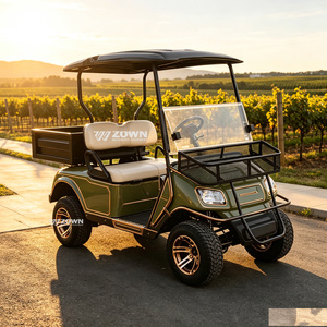 Voiturette de golf électrique très vendue avec sièges confortables, maniabilité fluide, panier à outils Black Belt, batterie au lithium et moteur AC - Product Image 1