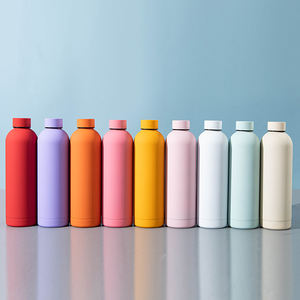 500ml Powder Coated Stainless Steel Thermal <b>Water</b> <b>Bottle</b> for Outdoor Sports for Hiking & Camping - Product Image 1