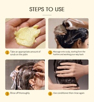 Marque privée Nettoyage des cheveux au gingembre Exfoliant Nourrissant Anti-pelliculaire Gommage du cuir chevelu au sel de mer