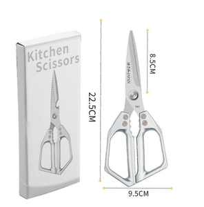 Ciseaux de cuisine en acier inoxydable, ultra-affûtés, multi-usages, pour fruits de mer, viande, poulet, découpe d'os, ustensiles de cuisine domestiques - Product Image 2