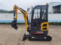 Mesin Pengolah Tanah Efisiensi Tinggi Kapasitas Bucket 0.05m³ Excavator Crawler 13.4Kw YC20SR untuk Konstruksi Jalan