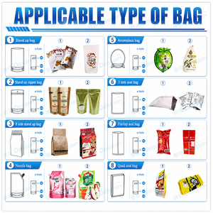 Máquina Automática de Llenado y Sellado para Bolsas Doypack con Cierre Zip, para Envasado de Frutas Congeladas, Frutas Secas y Granulados - Product Image 3