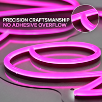 Adaptateur d'alimentation pour enseigne néon personnalisée RGB, garantie 5 ans, néon LED acrylique, changement de couleur, télécommande