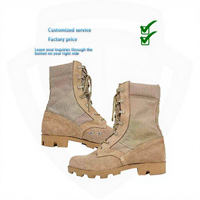 Doublesafe DSB54 Egypt Market Bottes tactiques populaires du désert Bottes anti-humides durables PU + semelle en caoutchouc Combat Desert DMS