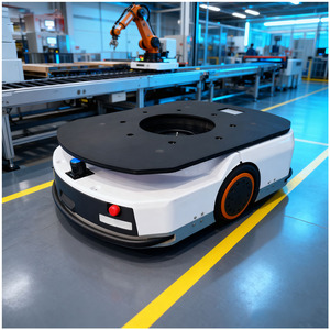 Tzbot 600kg Thiết <span class=keywords><strong>b</strong></span>ị xử lý vật liệu điều hướng Laser thông minh điều khiển không người lái robot <span class=keywords><strong>AMR</strong></span> với cơ chế nâng quay - Product Image 1