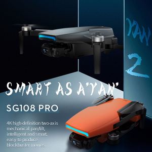 Drone ZLL <span class=keywords><strong>SG108</strong></span> <span class=keywords><strong>Pro</strong></span> 5G WiFi 4K HD avec caméra à cardan 2 axes, GPS, pliable, quadricoptère noir et orange <span class=keywords><strong>SG108</strong></span> <span class=keywords><strong>Pro</strong></span> - Product Image 6