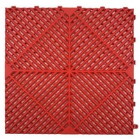Dalles de sol modulaires polyvalentes pour garage 400x400x18mm, grille de sol emboîtable pour atelier d'entretien automobile