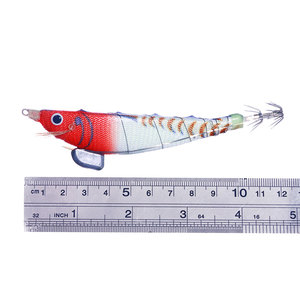Leurre de pêche en mer artificiel lumineux en forme de banane, 12 cm, 14,3 g, avec hameçon et fil, pour calamar et crevettes - Product Image 2