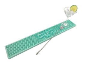 Printed Silicone PVC <b>Pub</b> Mat Rubber Beer Spill Pad Bar Runner Drip Tray Non Slip Service Mat <b>Table</b> Pad Coaster Placemat for Bars - Product Image 1