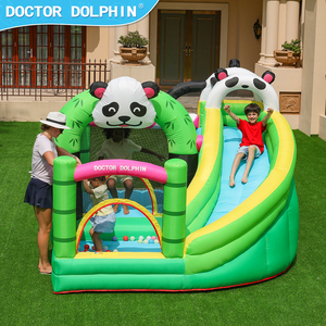 Castillo Inflable Doctor Dolphin Panda Garden, Tobogán Inflable para Fiestas Infantiles al Aire Libre, Casa de Brinco Inflable para Niños - Product Image 5