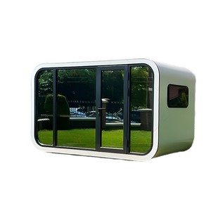 Oficina Móvil Personalizable en Contenedor, Diseño Rectangular Moderno para Uso en Exteriores, Grosor Estándar - Product Image 1