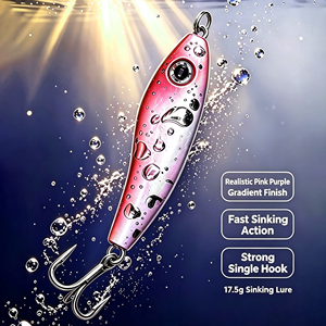Señuelo de imitación de pez amarillo de metal pequeño de 17.5 g, hundible, adecuado para peces depredadores como chub, lubina, pez mandarín y bluegill. - Product Image 6