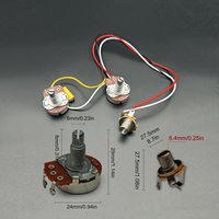 Faisceau de câblage pour basse PB 1V1T(250K-24-18MM+473J)+6.35 Jack