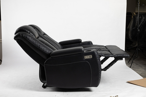 Vanbow ชุดโซฟาไฟฟ้าปรับนอน3-2-1, ชุดโซฟาไฟฟ้าปรับความเย็นที่วางแก้วแบบปรับแต่งได้กรอบไม้ - Product Image 2