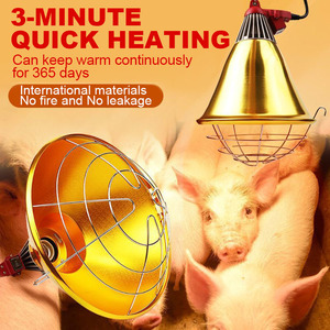 <span class=keywords><strong>Abat</strong></span>-<span class=keywords><strong>jour</strong></span> réflecteur de lampe thermique en aluminium durable, support de lampe de couveuse pour poulailler, canard, réchauffement d'animaux domestiques - Product Image 6