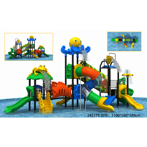 Ensemble toboggans et balançoire d'extérieur pour enfants nouvel arrivé ensemble <span class=keywords><strong>de</strong></span> jeux d'extérieur en gros aire <span class=keywords><strong>de</strong></span> jeux commerciale - Product Image 6