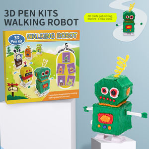 Kits d'accessoires pour stylos d'impression 3D JER Education, robots ambulants certifiés CE RoHS, kits de stylos 3D pour enfants, cadeaux créatifs DIY, dessin 3D - Product Image 2