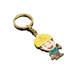 Customized Printed Cartoon Metal Keychain Stainless Steel Figurine Character Series Keys Vintage and Fashion Style - Product Image 5