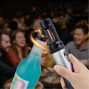Portable Windproof Jet Torch Lighter With Opener Butane Refillable Adjustable Big Flame BBQ Charcoal Lighting - Product Image 4
