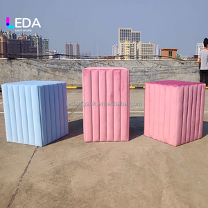 ฐานเค้กทรงกระบอกโลหะ LEDA ขายดี โต๊ะโชว์ขนมหวานสำหรับตกแต่งงานแต่งงาน - Product Image 1