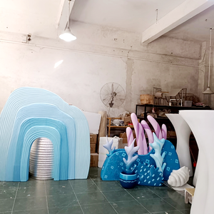 Personnalisation <span class=keywords><strong>de</strong></span> la sculpture en corail Ocean Life Installation <span class=keywords><strong>de</strong></span> paysage en fibre <span class=keywords><strong>de</strong></span> verre dans un aquarium Sculpture en résine fibre <span class=keywords><strong>de</strong></span> verre - Product Image 3