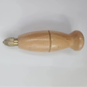 Wood Handle Brass Tip Awl For <b>Leather</b> Craft Diy Sewing <b>Tools</b> With Replaceable Needle - Product Image 4