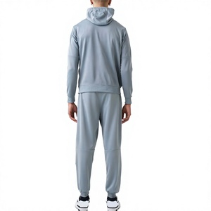 Ensemble de survêtement pour homme, couleur unie, à capuche, coupe ample, sweat-shirt et pantalon en coton, décontracté, avec poches latérales - Product Image 6