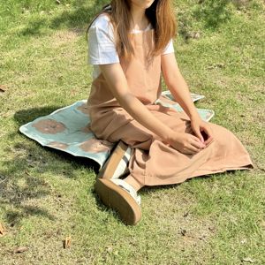 Mini tapis de pique-nique ultrasonique personnalisé, épaissi avec du coton, imperméable, anti-humidité, tapis de plage, nappe de pique-nique portable pour l'extérieur - Product Image 3