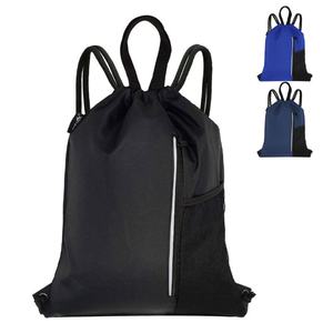 Mochila con Cordón Ajustable de Poliéster 210D con Logotipo Personalizado, Bolsa Deportiva Promocional para Gimnasio con Cordones Coloridos para Compras - Product Image 1