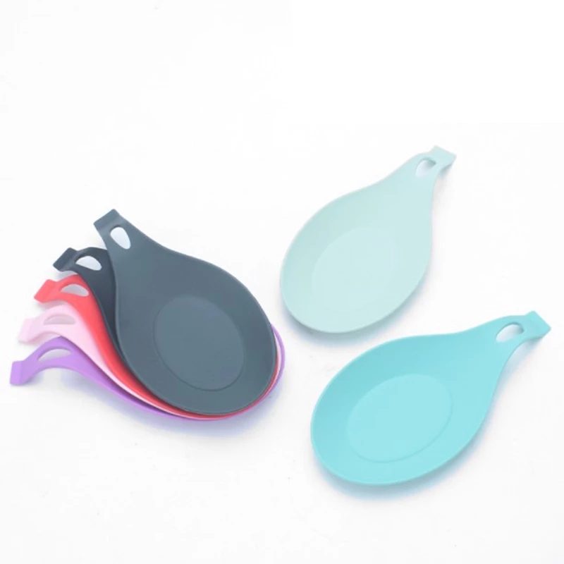 Silicone Utensil Spatula Spoon Rest Mat Ladle Spoon Holder Utensils Holders for Kitchen Counter or Stove Top