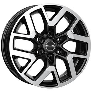 CERCHI EN LEGA GRAVEL 6.5x16 6x139,7 ET 46 MIROIR NOIR - Product Image 1
