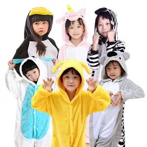 ชุดนอนการ์ตูนสัตว์ pakaian anak Pegasus Pikachu unicornio onesie ชุดนอนผ้าสักหลาด kigurumi