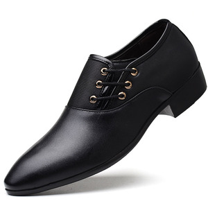 Zapatos de Vestir <span class=keywords><strong>Fuxiang</strong></span> 2024 para Hombre, de PU, Sin Cordones, con Punta en Pico, Logotipo Impreso en Cuero, a la Moda, Casuales, Combinables con Todo, Tallas Grandes - Product Image 1