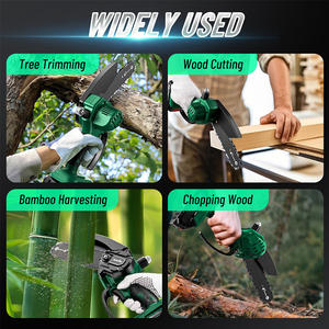 Scies à perche OEM DIY pour l'élagage des arbres, mini-tronçonneuse 6 pouces avec perche télescopique, <span class=keywords><strong>batterie</strong></span> 2.0Ah - Product Image 6