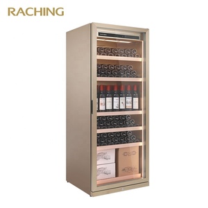 ตู้แช่ไวน์สแตนเลสขนาดใหญ่ Raching Fj-mg800 สีแชมเปญโกลด์ สำหรับใช้ในบ้านและเชิงพาณิชย์ รุ่น Fj-mg800 - Product Image 1