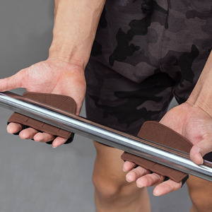 Gants d'entraînement d'haltérophilie en <span class=keywords><strong>cuir</strong></span> pour femmes hommes Fitness Sports Gymnastique Barre horizontale Protection de la paume - Product Image 6