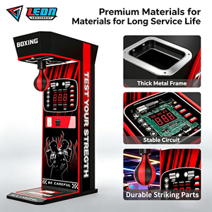 Máquina recreativa de boxeo Boxing King Champion, versión fútbol, con sistema de canje de tickets y regalos para centros de entretenimiento. - Product Image 2